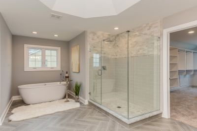 Open Walk-In Shower